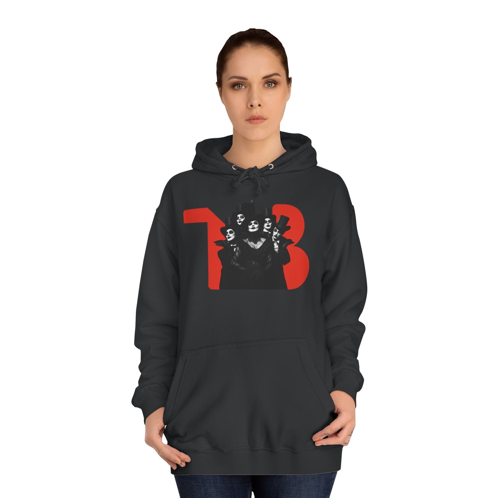 Unisex College Hoodie with Kangaroo Pocket - Image 4
