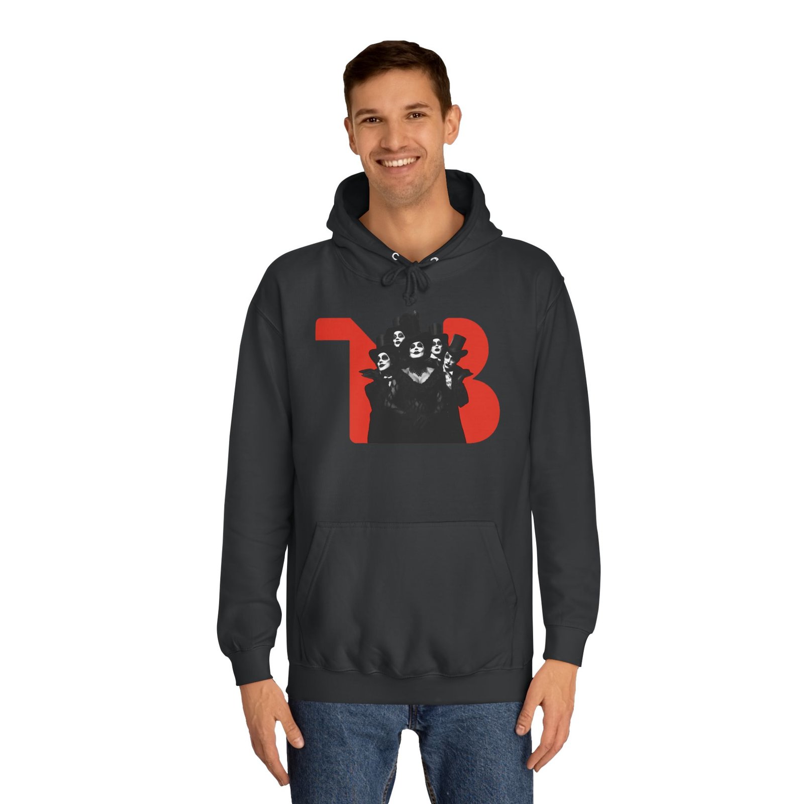 Unisex College Hoodie with Kangaroo Pocket - Image 3