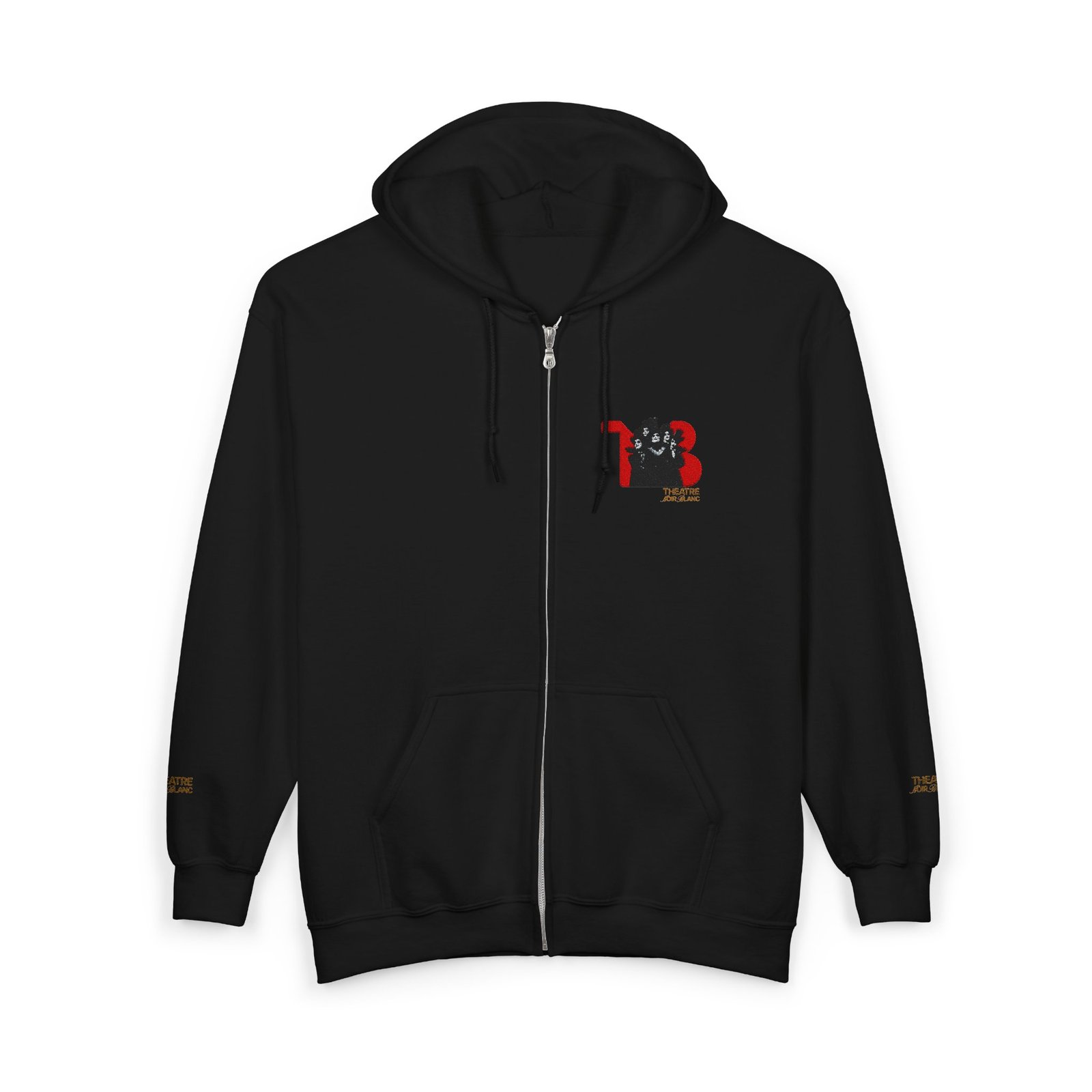 TNB Unisex Embroidered Full Zip Hoodie (FALL/WINTER EXCLUSIVE) - Image 3