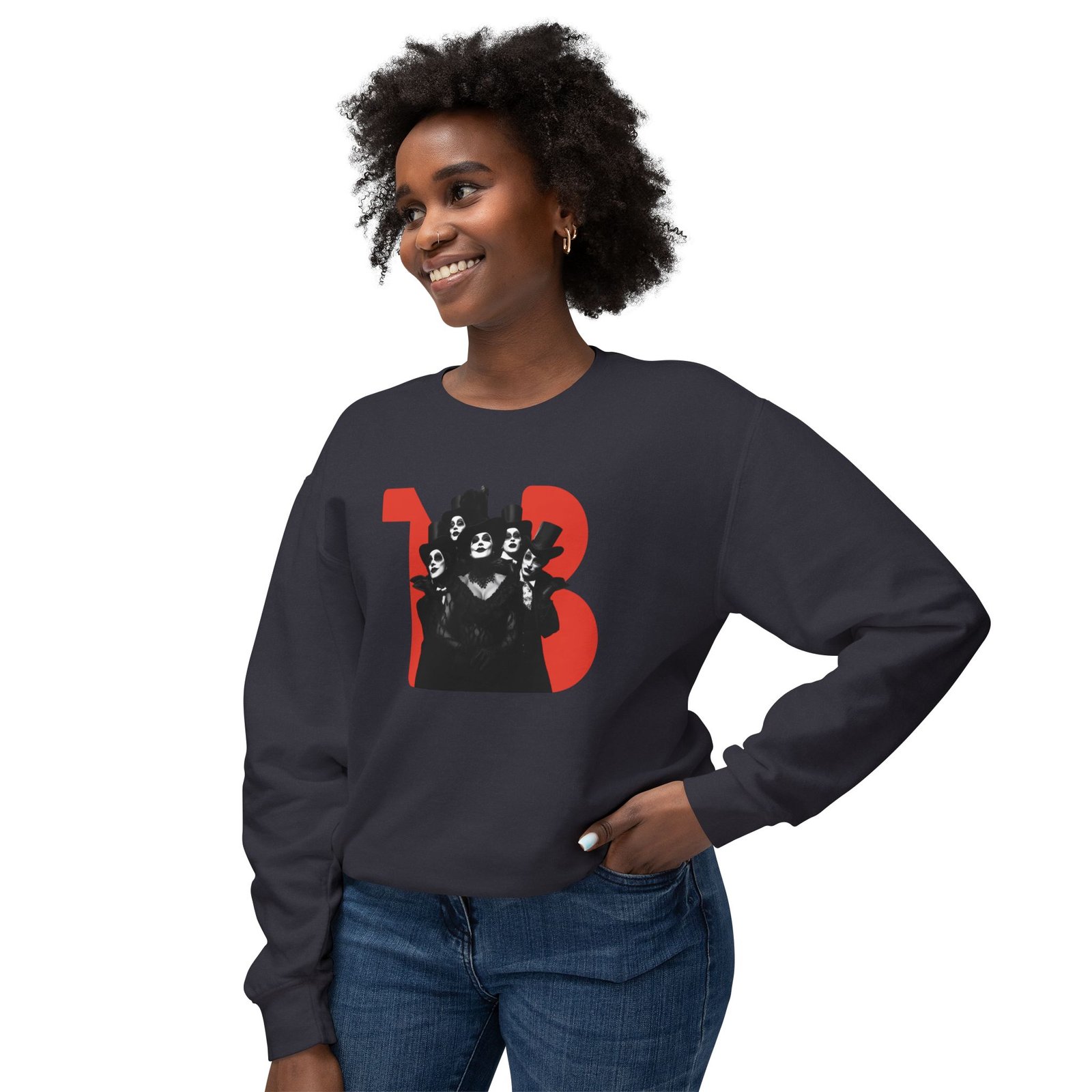 Unisex Lightweight Crewneck Sweatshirt - Image 3