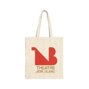 Cotton Canvas Tote Bag - Red Logo