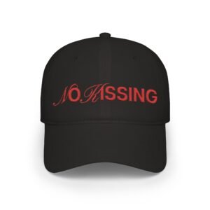 “No Kissing” Embroidered Baseball Cap