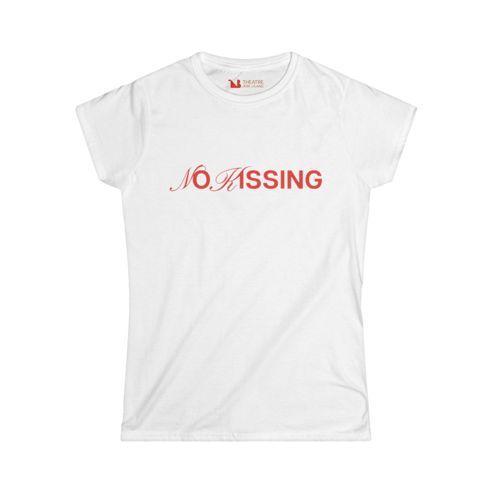 "No Kissing" Women’s Tee - Image 4