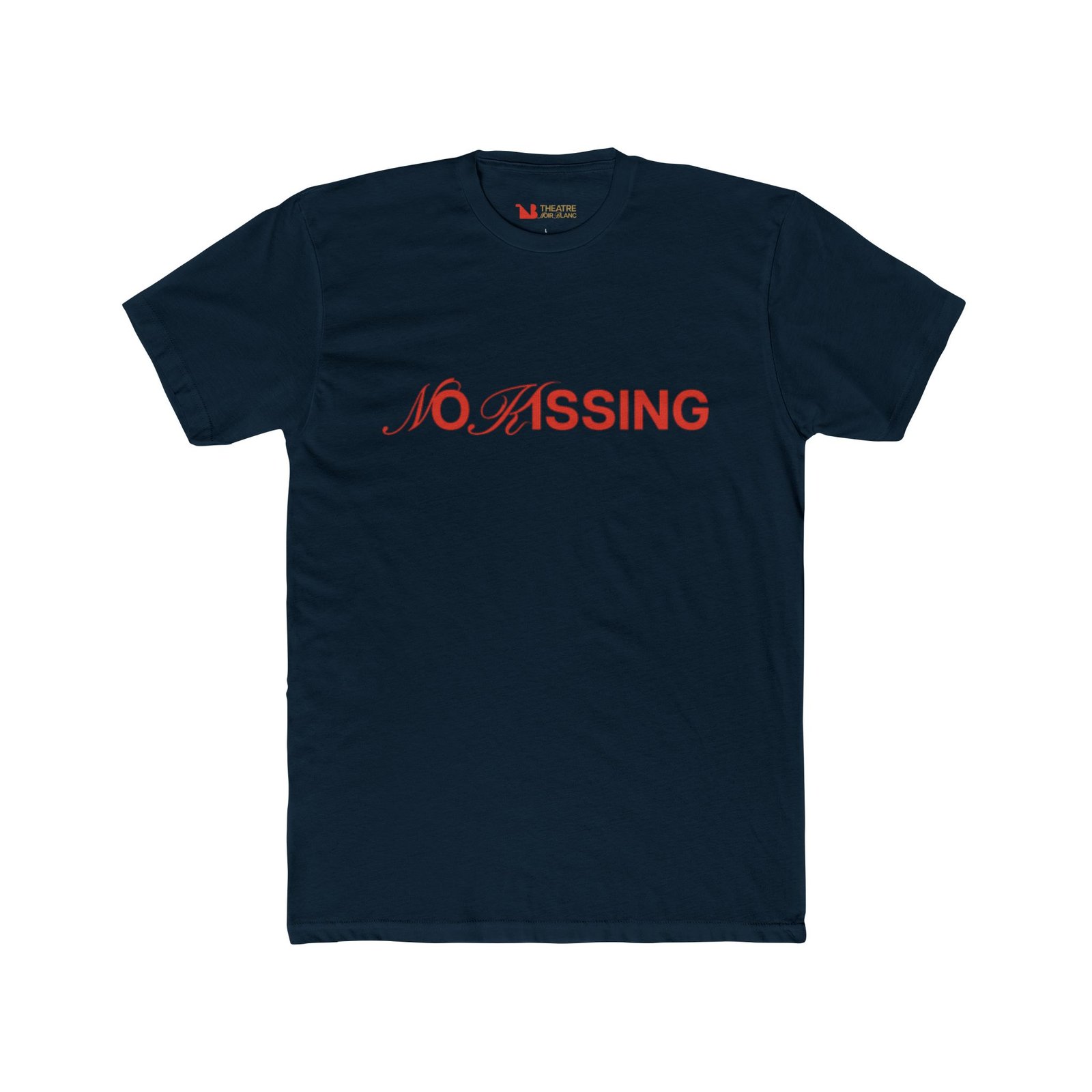 " No Kissing" Unisex Cotton Crew Tee