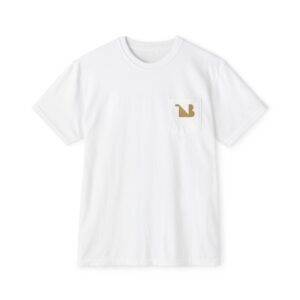 Unisex Garment-Dyed Pocket T-Shirt - Red or Yellow-green Logo