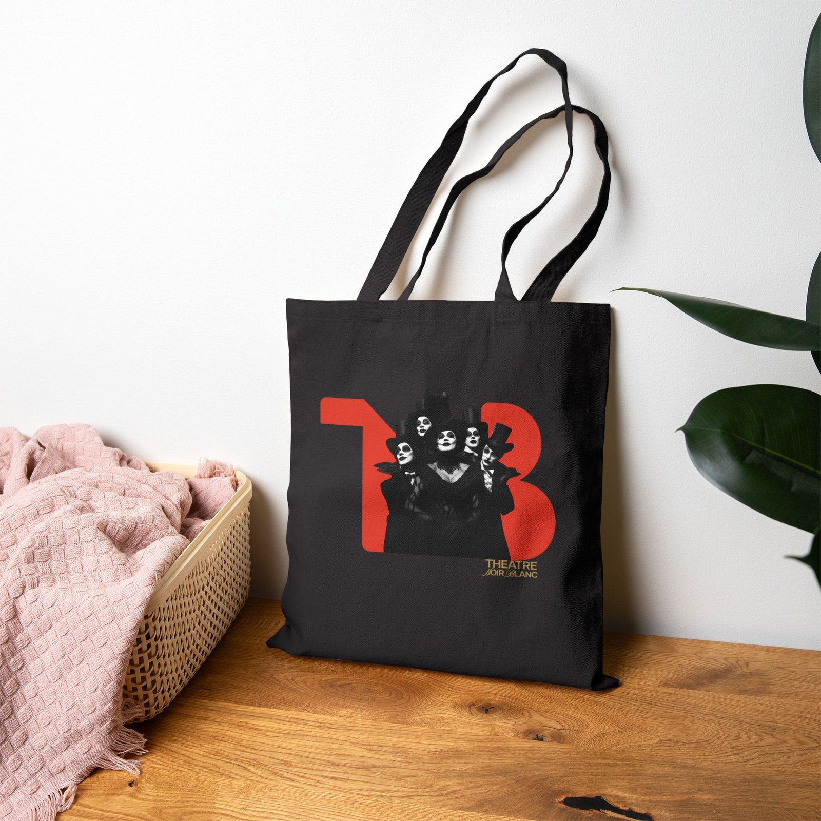 THEATRE NOIR BLANC PRESENTS Cotton Canvas Tote Bag - Image 4