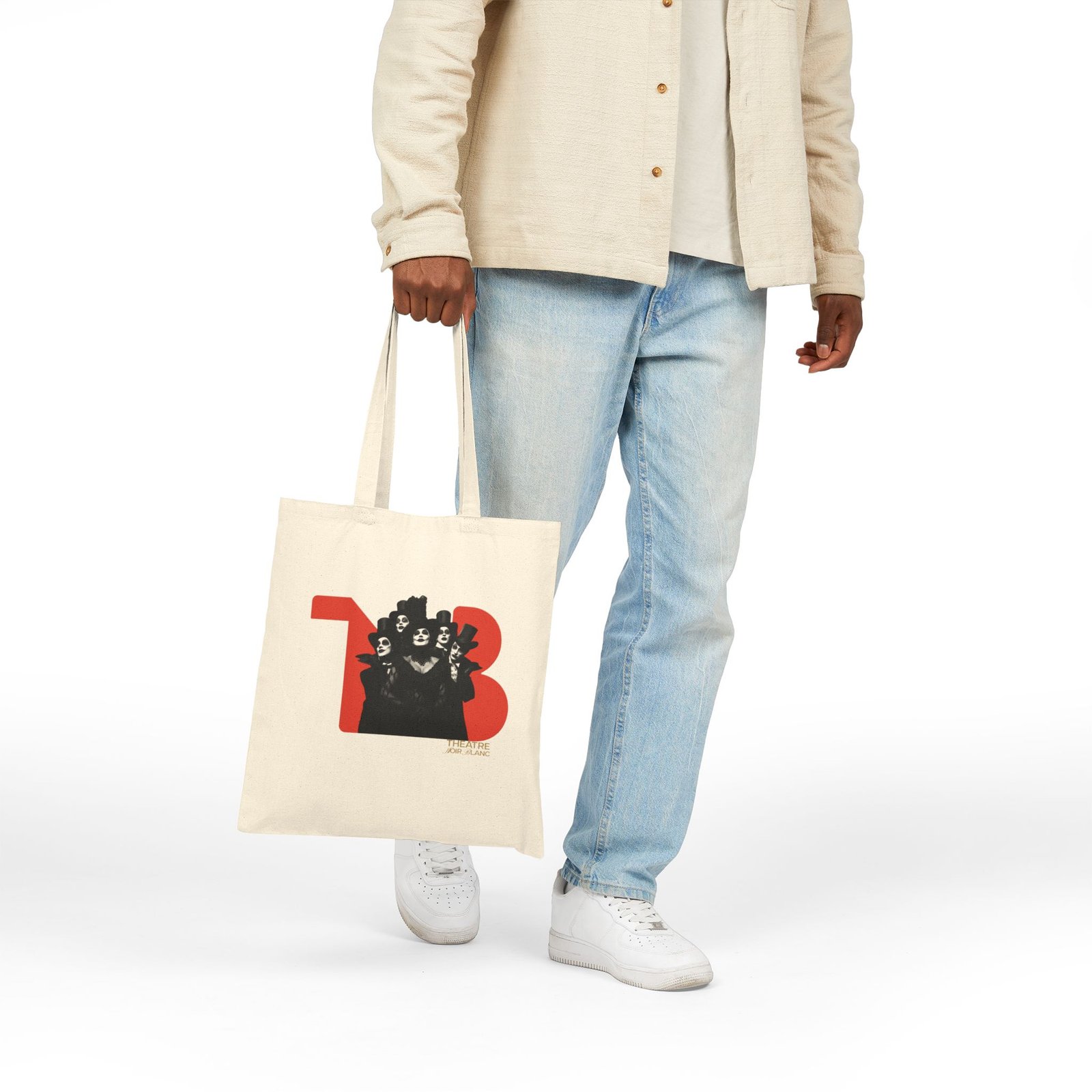THEATRE NOIR BLANC PRESENTS Cotton Canvas Tote Bag - Image 7