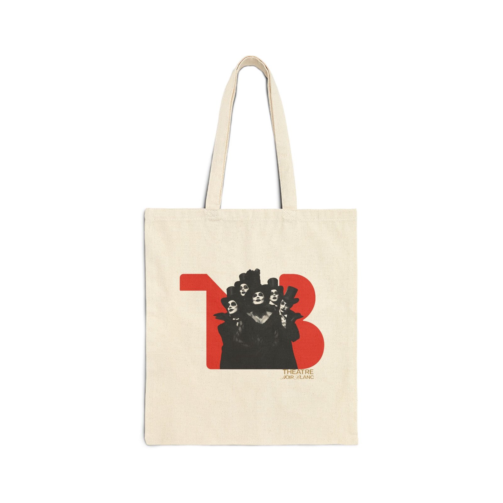 THEATRE NOIR BLANC PRESENTS Cotton Canvas Tote Bag - Image 2