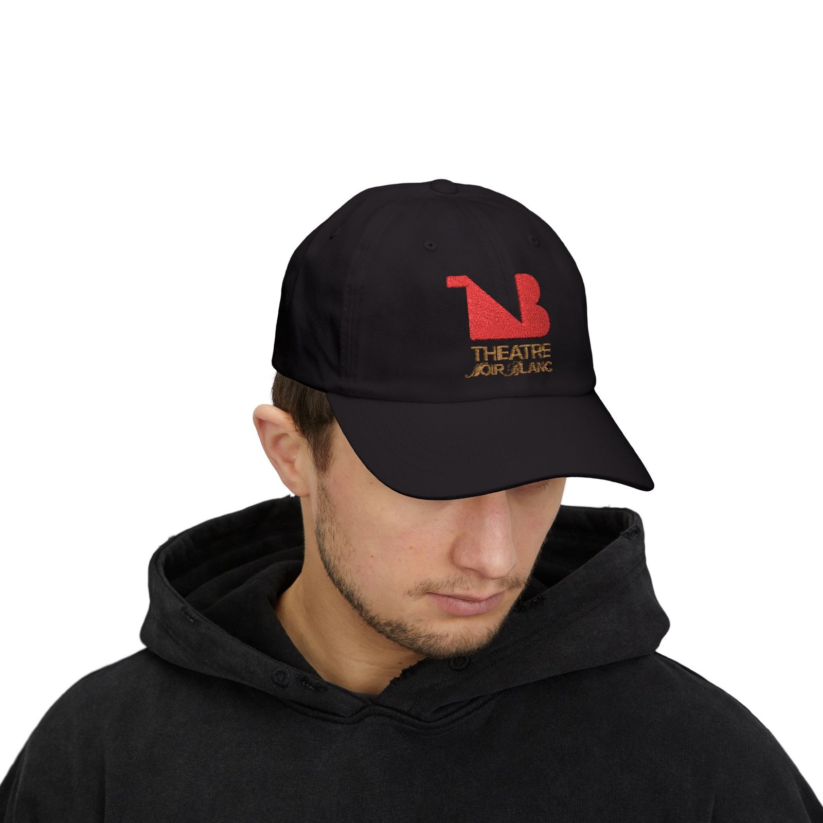 THEATRE NOIR BLANC Signature Embroidered Baseball Cap - Image 6