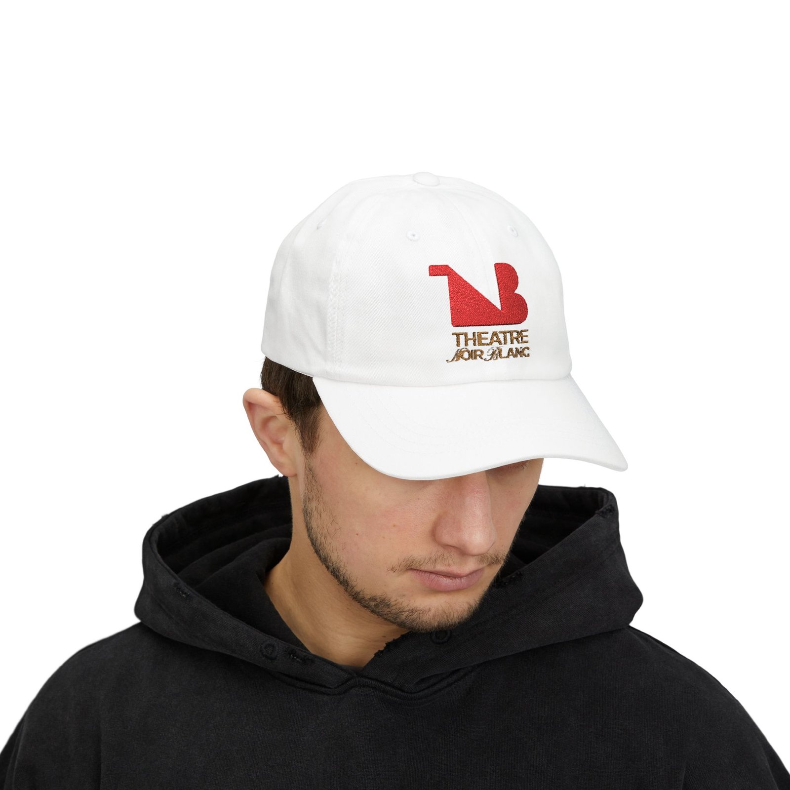 THEATRE NOIR BLANC Signature Embroidered Baseball Cap - Image 3