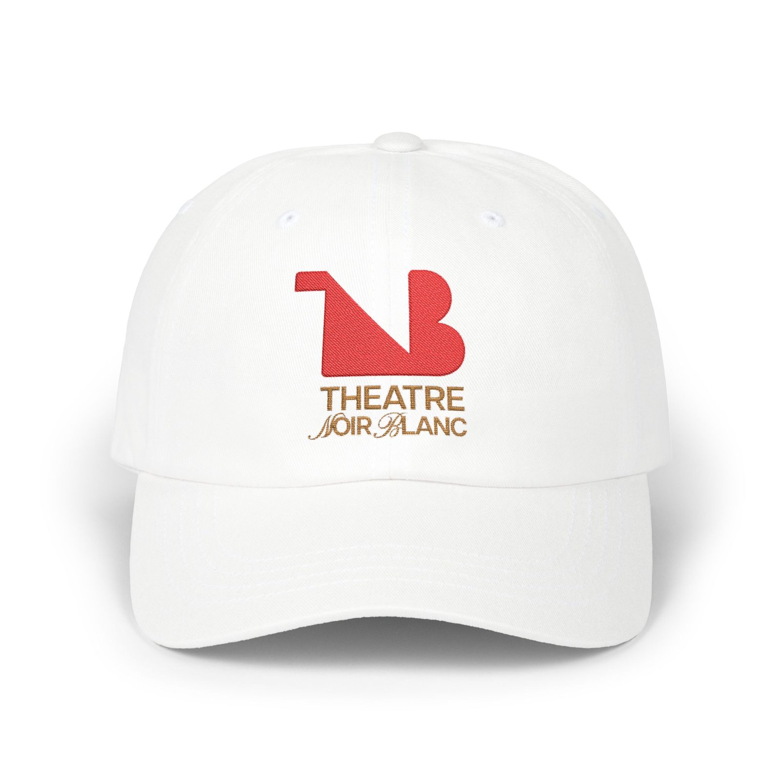 THEATRE NOIR BLANC Signature Embroidered Baseball Cap
